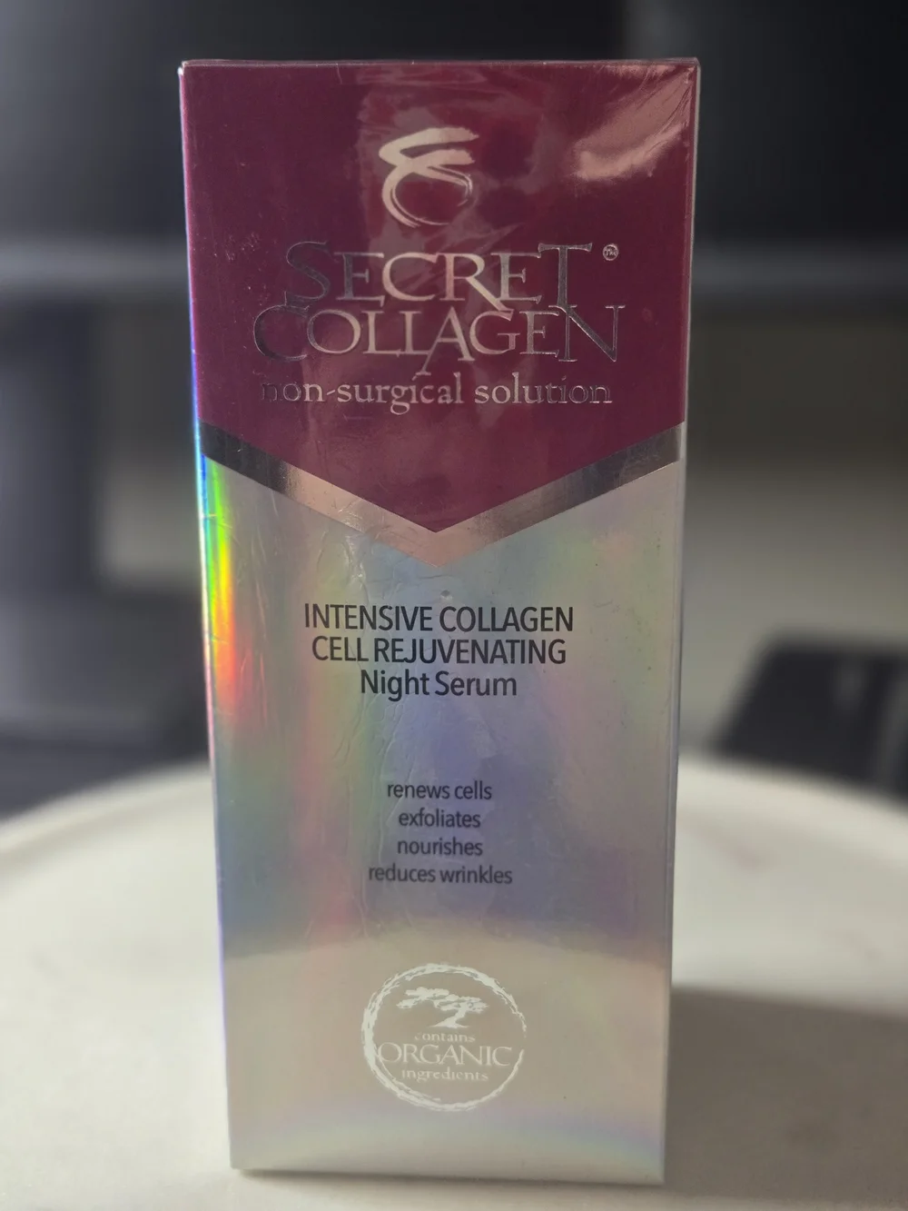 Secret Collagen Intensive Collagen Night Serum - 1.7oz / 50ml NIB Sealed